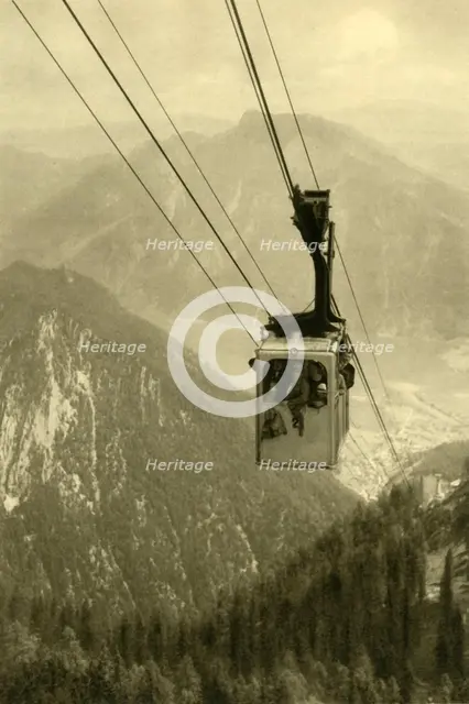 The Feuerkogel cable car, Upper Austria, c1935.  Creator: Unknown.
