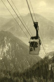 The Feuerkogel cable car, Upper Austria, c1935. Creator: Unknown
