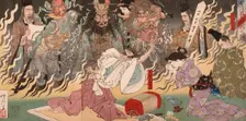 The Fever of Taira no Kiyomori, 1883. Creator: Tsukioka Yoshitoshi