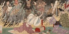 The Fever of Taira no Kiyomori, 1883. Creator: Tsukioka Yoshitoshi