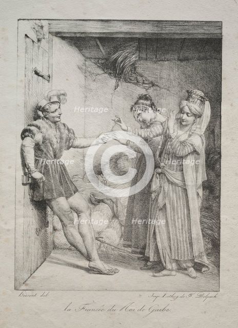 The Fiancée of the King of Garbe, 1800. Creator: Louis Hersent (French, 1777-1860).