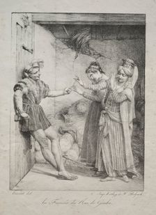 The Fiancée of the King of Garbe, 1800. Creator: Louis Hersent (French, 1777-1860)