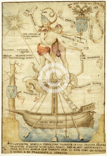 The fight against the Papacy and the Empire, 16th century. Artist: Unknown