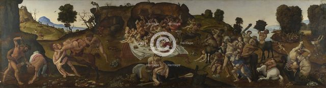 The Fight between the Lapiths and the Centaurs, c. 1500-1515. Artist: Piero di Cosimo (ca 1462-ca 1521)
