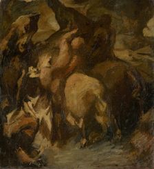 The fight for the flag, 1925. Creator: Alfred Justitz