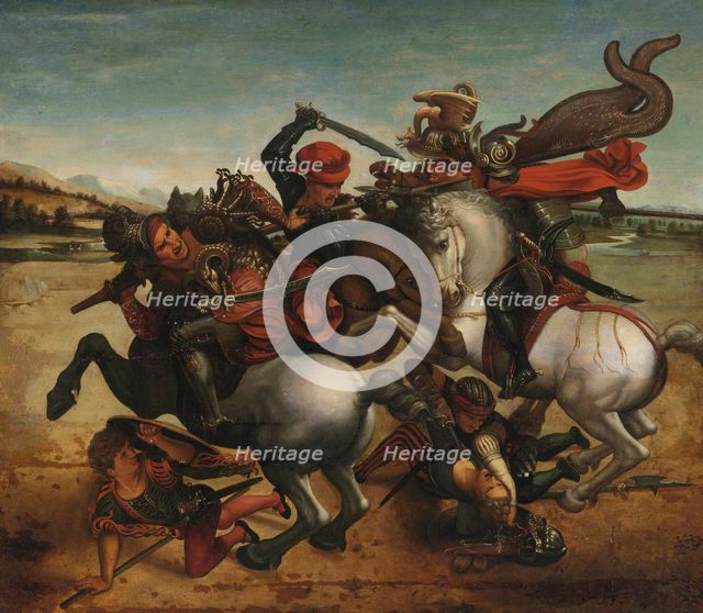 The Fight for the Standard from The Battle of Anghiari.