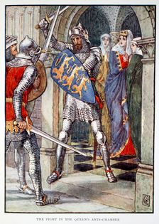 The Fight in the Queen's Ante-Chamber 1911. Creator: Unknown