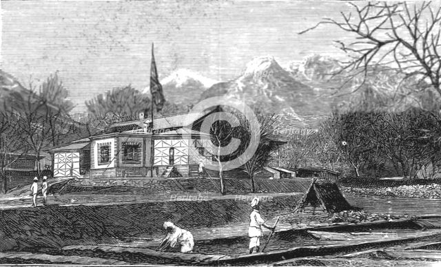 ''The Fighting Near Gilgit on the Northwestern Frontier of India - The British Agency', 1891. Creator: Unknown.