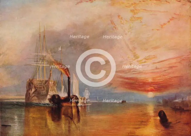 'The Fighting Temeraire', 1839.  Artist: JMW Turner.