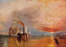 The Fighting Temeraire 1839. Artist: JMW Turner