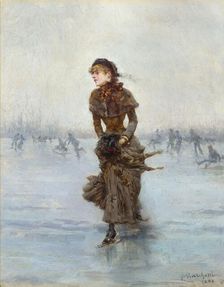 The Figure Skater, 1883. Creator: Marchetti, Ludovico (1853-1909)