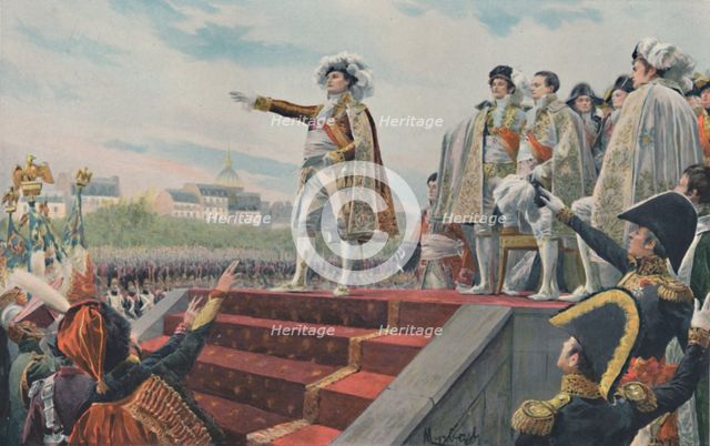 'The Field of May, April 1815, (1896).  Artist: Unknown.