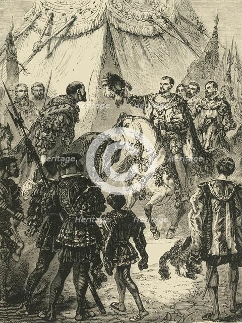 'The Field of the Cloth of Gold', 1520, (1890).   Creator: Unknown.