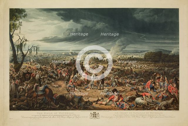 The Field of Waterloo, 1817. Creator: Matthew Dubourg.