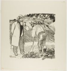 The Field Inspector, April 1894. Creator: Theophile Alexandre Steinlen