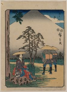 The Fifty-Three Stations of the Tokaido: Hara, c. 1850. Creator: Ando Hiroshige (Japanese, 1797-1858)