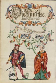 The Fifteenth Generation, Anthony Derrer, about 1626-1711. Creator: Unknown