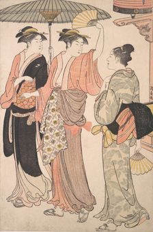 The Fifth Month, from the series Twelve Months in the Southern Pleasure District (Minami j..., 1784. Creator: Torii Kiyonaga