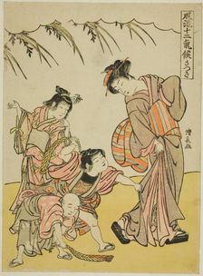 The Fifth Month (Satsuki), from the series "Fashionable Twelve Seasons (Furyu juni kiko)", c. 1779. Creator: Torii Kiyonaga