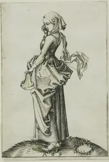The Fifth Foolish Virgin, n.d. Creator: Martin Schongauer