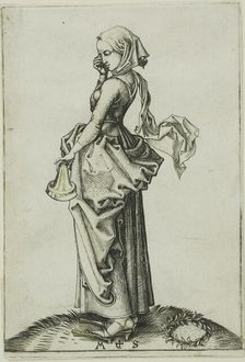The Fifth Foolish Virgin, n.d. Creator: Martin Schongauer