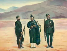 The Fifth Gurkhas 1901. Creator: F Bremner