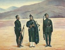 The Fifth Gurkhas 1901. Creator: F Bremner