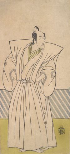 The Fifth Ichikawa Danjuro as a Samurai of High Rank, late 18th century. Creator: Shunsho