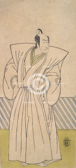 The Fifth Ichikawa Danjuro as a Samurai of High Rank, late 18th century. Creator: Shunsho.