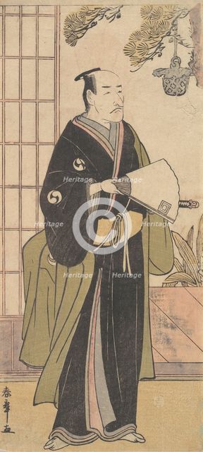 The Fifth Ichikawa Danjuro in the Role of Oboshi Yuranosuke, 6th month, 1783. Creator: Shunsho.