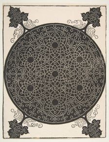 The Fifth Knot Interlaced Roundel with Seven Six-pointed Stars, 1521 before. Creator: Albrecht Durer