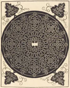 The Fifth Knot (with a six-pointed white shield), probably 1506/1507. Creator: Albrecht Durer