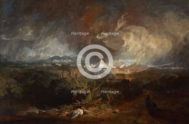 The Fifth Plague of Egypt, 1800. Creator: JMW Turner.