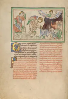 The Fifth Vessel: The Slandering of God, about 1255-1260. Creator: Unknown