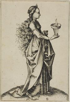 The Fifth Wise Virgin, n.d. Creator: Martin Schongauer
