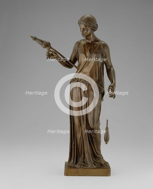 The Filatrice (The Spinner), 1850. Creator: Henry Kirke Brown.