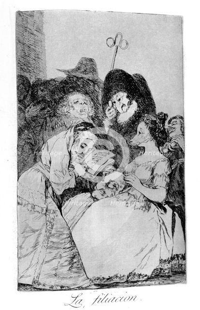 'The filiation', 1799. Artist: Francisco Goya