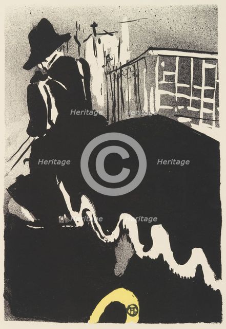 The Final Outing (from The Old Tales), 1893., 1893. Creator: Henri de Toulouse-Lautrec.