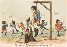 The Final Pacification of Europe!!, pub. 1803 (hand coloured engraving). Creator: English School (19th Century)
