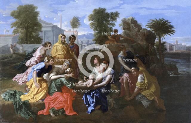 'The finding of Moses', 1651. Artist: Nicolas Poussin.