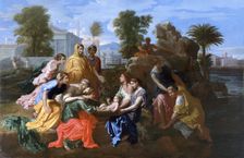 The finding of Moses 1651. Creator: Nicolas Poussin