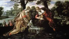 The Finding of Moses 16th century. Artist: Jacopo Tintoretto