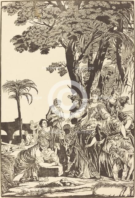 The Finding of Moses, 1741. Creator: John Baptist Jackson.