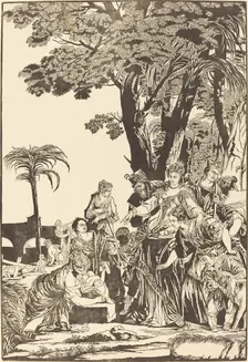 The Finding of Moses, 1741. Creator: John Baptist Jackson