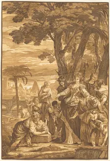 The Finding of Moses, 1741. Creator: John Baptist Jackson