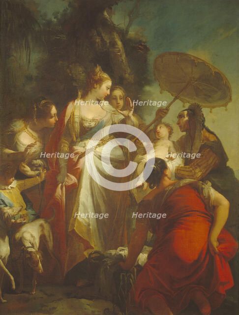 The Finding of Moses, 1730s. Artist: Crosato, Giovanni Battista (c. 1697-1758)