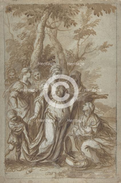 The Finding of Moses, ca. 1671. Creator: Giovanni Stefano Danedi.