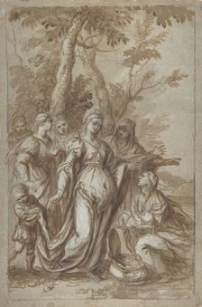 The Finding of Moses, ca. 1671. Creator: Giovanni Stefano Danedi
