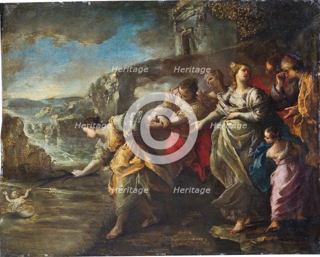 The Finding of Moses. Creator: Gherardini, Alessandro (1655-1726).