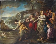 The Finding of Moses. Creator: Gherardini, Alessandro (1655-1726)